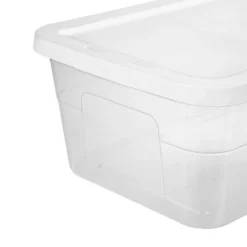 16qt Clear Storage Box With Lid White - Brightroom™ 17 16qt Clear Storage Box With Lid White - Brightroom™ -Home decor GUEST 03af419e 03d9 43c3 b868 51096a7fbcac