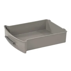 4 Drawer Weave Tower Dark Gray - Brightroom™: Plastic Storage Organizer, Portable Utility Drawers, Universal Storage -Home decor GUEST 0a40f3f1 978d 420b 8461 eb01b0e021bc