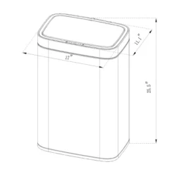 Motion Wastebasket With Liner - Brightroom™ -Home decor GUEST 0e7e13e3 1c51 4968 9797 f05398706d76