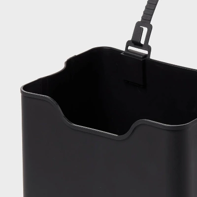 Trash Bin Medium - Brightroom™: Black Utility Storage Bin, 50% Recycled Plastic, 338.94 Volume, Hand Wash, 12" Height 2 Trash Bin Medium - Brightroom™: Black Utility Storage Bin, 50% Recycled Plastic, 338.94 Volume, Hand Wash, 12" Height - Image 2