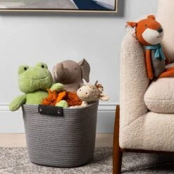 New Arrival 19 13" Decorative Coiled Rope Basket - Brightroom™