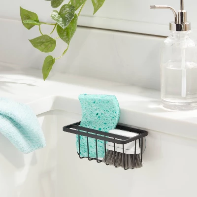 Suction Sink Caddy With Towel Bar - Brightroom™ 1 Suction Sink Caddy With Towel Bar - Brightroom™