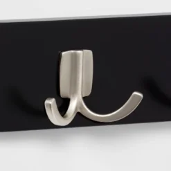 Modern Octopus 4 Rail Nickel Hooks Black - Brightroom™ -Home decor GUEST 187d9079 4984 44a7 b3e4 b01c26ae3a59