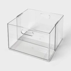 All Purpose Clear Expandable Bin Large - Brightroom™ 5 All Purpose Clear Expandable Bin Large - Brightroom™ -Home decor GUEST 1b4378b1 8390 416c 9420 f492a930d124