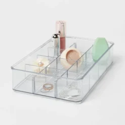 9"x6"x2" Tray Organizer Clear - Brightroom™ -Home decor GUEST 1dd7f625 1a05 4c54 8899 8dd6cea457b9