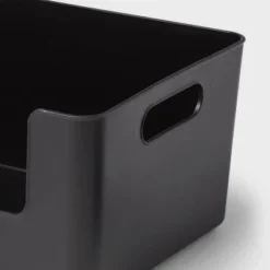 Large Plastic Open Face Pantry Bin Black - Brightroom™: Kitchen Cabinet Organizer, 13"x9.5"x6" Storage Solution 5 Large Plastic Open Face Pantry Bin Black - Brightroom™: Kitchen Cabinet Organizer, 13"x9.5"x6" Storage Solution -Home decor GUEST 1f6c6d71 2824 4402 a6ec aa351e7bb93d