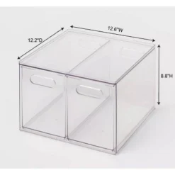 All Purpose 2 Drawer Storage Clear - Brightroom™ -Home decor GUEST 20f4bcb7 068a 4603 bdc7 6b96029d465a