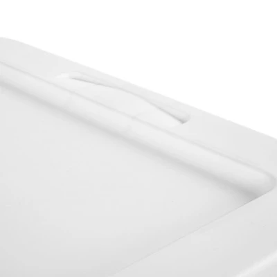 56qt Clear Non-Latching Storage Box With White Lid - Brightroom™ 8 56qt Clear Non-Latching Storage Box With White Lid - Brightroom™ - Image 8