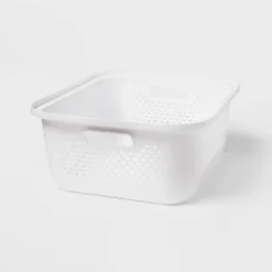 Small Decorative Plastic Bin With Cutout Handles - Brightroom™ 7 Small Decorative Plastic Bin With Cutout Handles - Brightroom™ -Home decor GUEST 25349fc3 e5d1 4806 9009 d681eb4d20d2