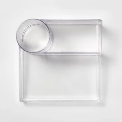 Bathroom Plastic Hair Accessory Organizer Clear - Brightroom™ 2 Bathroom Plastic Hair Accessory Organizer Clear - Brightroom™ - Image 2