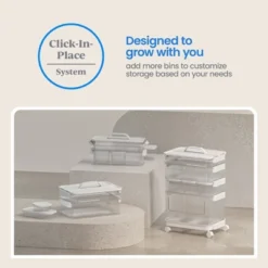 6pc Click In Place Slim Toolbox Kit Plastic Storage Home And Office Organization - Brightroom™​ -Home decor GUEST 4c559dc1 d2d3 4ef3 aa66 3c755805dc53