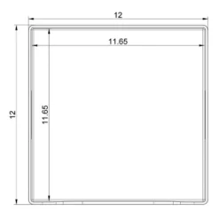 12" X 12" X 8" All Purpose Open Front Storage Bin - Brightroom™ -Home decor GUEST 4ff0adf7 54fc 4379 9372 136c6bea0232