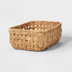 Rectangular Twisted Open Checkered Weave Basket - Brightroom™ -Home decor GUEST 514258d4 7e89 434a bb0b bbdf991578bf
