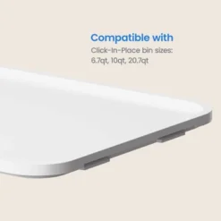 Click In Place Large Lid For Plastic Storage Bins For Home And Office Organization White - Brightroom™ -Home decor GUEST 519dba91 3966 4056 922d 3ce9208e44e8