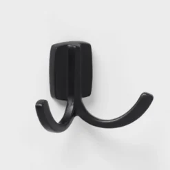 Modern Octopus Hook Matte Black - Brightroom™: Cast Aluminum Towel Hook, Powder-Coated, 20lb Capacity -Home decor GUEST 5d7d2c23 a7e6 4749 b211 1eb42a81a588