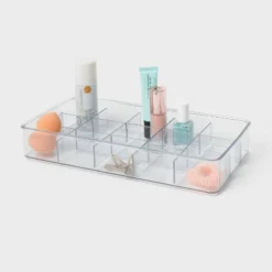 12"x6"x2" Tray Organizer Clear - Brightroom™ -Home decor GUEST 633408ec 04b7 4acf 93b8 3f87eb6108b6