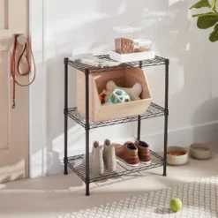 3 Tier Wire Shelving - Brightroom™ 7 3 Tier Wire Shelving - Brightroom™ -Home decor GUEST 6388f2d1 7842 413d 9d29 1330129db04f