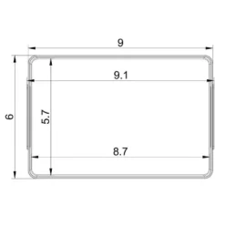 Bathroom Organizer Bin With Handles Clear - Brightroom™ -Home decor GUEST 702638fb a802 42fa abb7 994cdc460d95