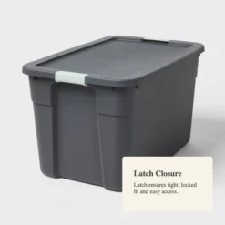 34gal Latching Tote - Brightroom™ 5 34gal Latching Tote - Brightroom™ -Home decor GUEST 7f746218 dd24 4d46 bdc1 c41ab6390e28