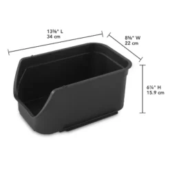 8.9qt Open Front Stackable Storage Bin - Brightroom™ -Home decor GUEST 82cd478b cf8f 45f4 afac 5b9333cbe627