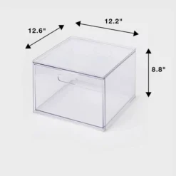 All Purpose Single Drawer Storage Clear - Brightroom™ -Home decor GUEST 82f7b8b7 ac2c 452b 9e39 11a2e67c57d2