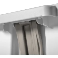 11.9gal Step Trash Can White - Brightroom™: Pedal-Operated Kitchen Garbage Can, Textured Plastic, Indoor Use -Home decor GUEST 833f6649 285d 45c4 a27f 8798f9db2432