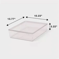 6L Stacking Clear Bin With Lid - Brightroom™: PET Material, Stackable Storage For Crafts & Cleaning Supplies 7 6L Stacking Clear Bin With Lid - Brightroom™: PET Material, Stackable Storage For Crafts & Cleaning Supplies -Home decor GUEST 83c1b48c 9969 4396 8a0e 3b3350431ffc