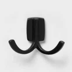 Modern Octopus Hook Matte Black - Brightroom™: Cast Aluminum Towel Hook, Powder-Coated, 20lb Capacity -Home decor GUEST 86f17520 0fdd 4358 8f3c 70f23cb876ba