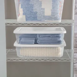 28qt Clear Under Bed Storage Box White - Brightroom™ 13 28qt Clear Under Bed Storage Box White - Brightroom™ -Home decor GUEST 8a3a15e3 0651 4280 bec2 c70d55a9cbef