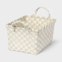 Woven Plastic Basket Small - Brightroom™ -Home decor GUEST 8b79e323 6cc6 434d a26f a72f7c2879fd