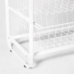4 Drawer Metal Storage Organizer White - Brightroom™: Steel Utility Storage, Fixed Shelves, Universal Wire Drawers 5 4 Drawer Metal Storage Organizer White - Brightroom™: Steel Utility Storage, Fixed Shelves, Universal Wire Drawers -Home decor GUEST 95e3afde f6a0 4d5d 9b17 32cd4573c489