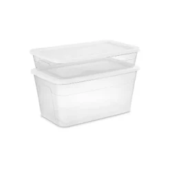 41qt Clear Under Bed Storage Box White - Brightroom™ -Home decor GUEST 963fecc3 f7c5 4c85 832d cacf816aa6fb