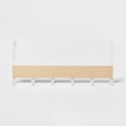 Large Over The Door Hook With Wood 6 Hooks - Brightroom™ -Home decor GUEST 99ff13ee f6df 4e2f 94c3 9735feeec267