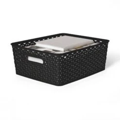 Y-Weave Medium Decorative Storage Basket - Brightroom™ -Home decor GUEST 9b86e551 fb44 4c61 a809 ebfad1092f68