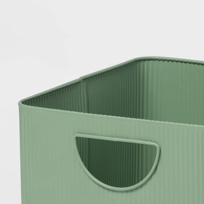 Metal Bin Small Green - Brightroom™ 2 Metal Bin Small Green - Brightroom™ - Image 2