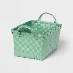 Woven Plastic Basket Small - Brightroom™ -Home decor GUEST a4d0176f 2a79 4296 a9ef fc1f783e4557