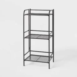Folding 3 Shelves Black - Brightroom™ -Home decor GUEST ad23b2aa ea02 4c65 916f 058ab9cf16df