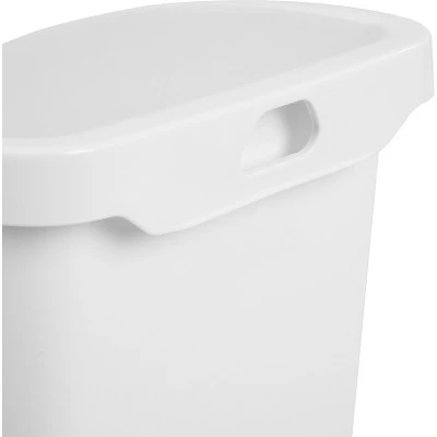 Under Sink Waste And Sorting Can - Brightroom™: Compact Kitchen Trash Can, 5.8 Gallon, White, Textured Finish 6 Under Sink Waste And Sorting Can - Brightroom™: Compact Kitchen Trash Can, 5.8 Gallon, White, Textured Finish - Image 6