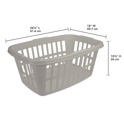 1.5bu Laundry Basket Gray - Brightroom™ 5 1.5bu Laundry Basket Gray - Brightroom™ - Image 5