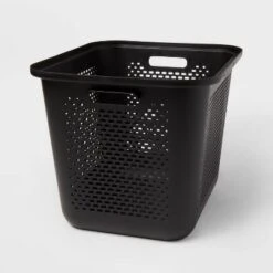 Large Decorative Plastic Bin With Cutout Handles - Brightroom™ -Home decor GUEST b40a494e 51f1 4bdf b7ae 232f8fbcdaff