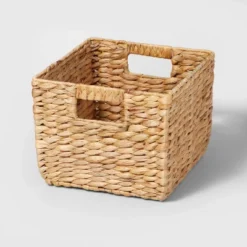 Woven Water Hyacinth Milk Crate - Brightroom™ -Home decor GUEST b47e9f1f 9abc 4e53 8d65 1598e2c083d3