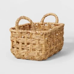Rectangular Twisted Open Checkered Weave Basket - Brightroom™ -Home decor GUEST ba61f796 9806 4ff8 aafe 74316e76c14d