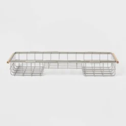 Metal Bathtub Caddy With Wood Handles - Brightroom™ -Home decor GUEST c36f2fab 3b86 43c7 b0dd 3a35c275f20c