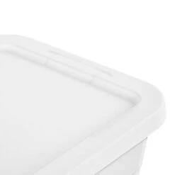 6qt Clear Storage Box White - Brightroom™ -Home decor GUEST c6b89244 df66 4cf6 ad9e d30369440322