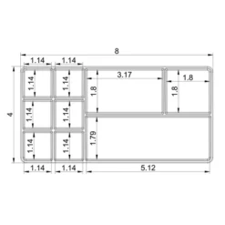 Bathroom Plastic 9 Slot Mixed Cosmetic Organizer Clear - Brightroom™: Makeup & Vanity Organizer Tray For Bathroom Countertop -Home decor GUEST ce22836d 74cb 4ebd 9775 ea32f97e5e94