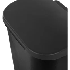11.3gal Lift Top Waste Basket Black - Brightroom™: Kitchen Trash Can, Fingerprint-Resistant, Indoor Trash Bin -Home decor GUEST ce8d910b 16ed 43ec 8492 683a30edbc45