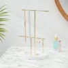 Two Bar Jewelry Organizer Brass - Brightroom™