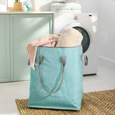 Storage Bag With Wheels Pewter Aqua - Brightroom™ 1 Storage Bag With Wheels Pewter Aqua - Brightroom™