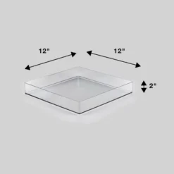 12'' X 12'' X 2" All Purpose Storage Tray - Brightroom™: Clear Plastic Bathroom Organizer Tray 7 12'' X 12'' X 2" All Purpose Storage Tray - Brightroom™: Clear Plastic Bathroom Organizer Tray -Home decor GUEST e3fa4aba 7ce7 44ad a8cb 952525c19030