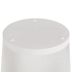 Mesh Waste Basket White - Brightroom™: Steel Indoor Trash Can, Nonslip Base, Fingerprint-Resistant, 3 Gallon Capacity -Home decor GUEST ec0a82c5 4307 43f0 9516 2670b36a12ec